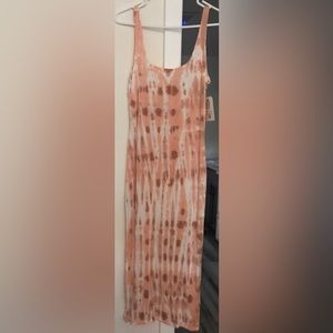 NWT Billabong Tie-Dye Tank Dress, Size L